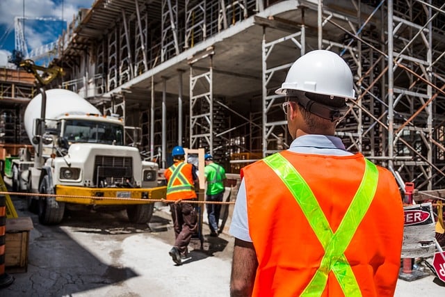 Trabajos de construcción en Inglaterra